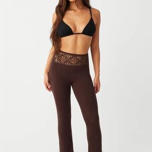 Frankie’s Bikinis Heaven Ribbed Cloud Knit Pant